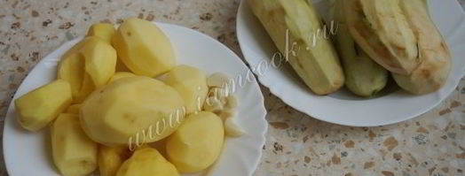 картофель с баклажанами. Шаг 4