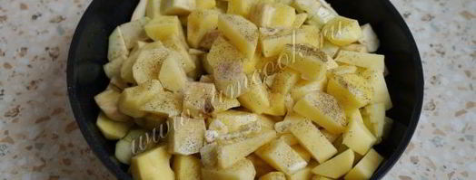 картофель с баклажанами. Шаг 6