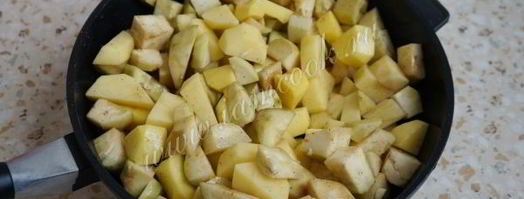 картофель с баклажанами. Шаг 7