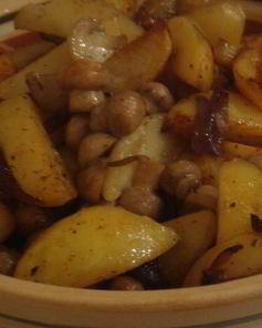 Картофель с грибами