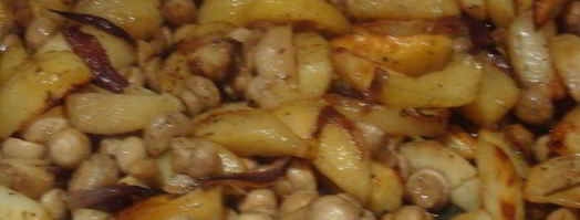 картофель с грибами. Шаг 7