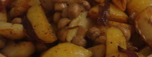 картофель с грибами. Шаг 8