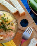 Картофель с курицей и адыгейским сыром