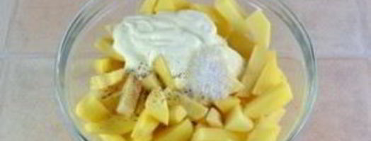 картофель с курицей в духовке. Шаг 2