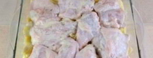 картофель с курицей в духовке. Шаг 5