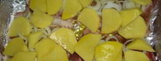 картофель с ребрышками в духовке. Шаг 2