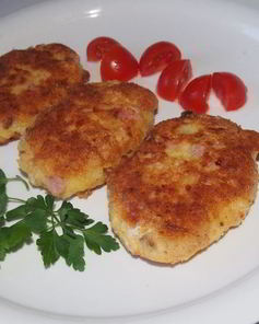 Картофель с ветчиной