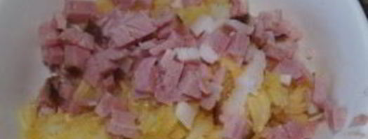 картофель с ветчиной. Шаг 4