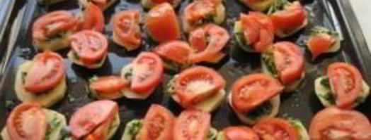 картофель в духовке с помидорами. Шаг 4