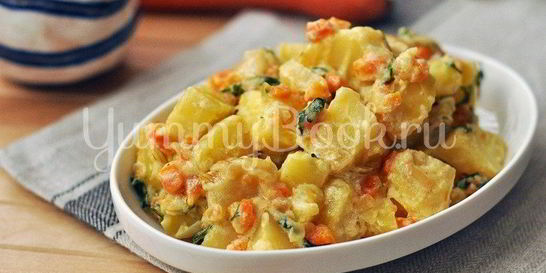 Картофель в сметане