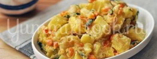 картофель в сметане. Шаг 6