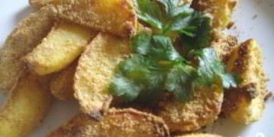 Картофель в сухарях