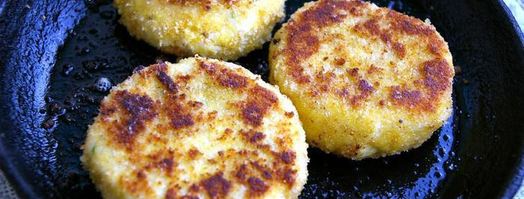 картофельно-рыбные крокеты с томатной сальсой. Шаг 9