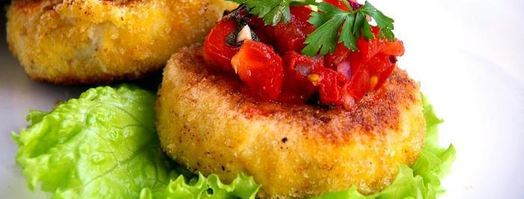 картофельно-рыбные крокеты с томатной сальсой. Шаг 10