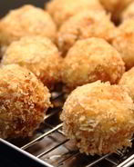 Картофельные крокеты с грибами