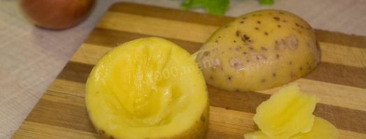 картофельные лодочки в духовке с начинкой фаршем. Шаг 9