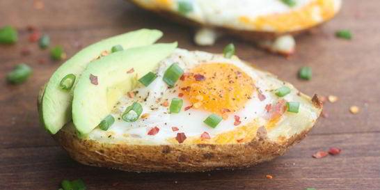 Картофельные лодочки в духовке