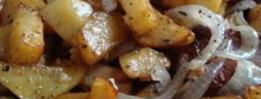 картошка по-деревенски в духовке с мясом. Шаг 4