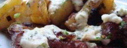 картошка по-деревенски в духовке с мясом. Шаг 6