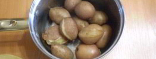 картошка под чесночным соусом в духовке. Шаг 4