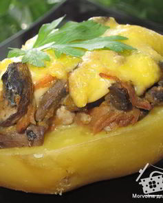 Картошка с грибами в духовке