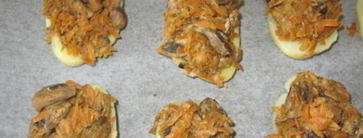 картошка с грибами в духовке. Шаг 6