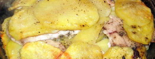 картошка с куриными грудками в микроволновке. Шаг 8