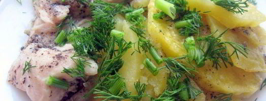 картошка с куриными грудками в микроволновке. Шаг 9