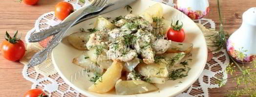 картошка с мясом в рукаве, в духовке. Шаг 9