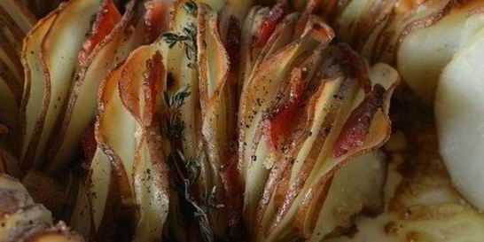 Хрустящий картофель с грудинкой