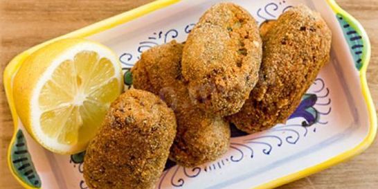 Крокеты с сыром и мясом