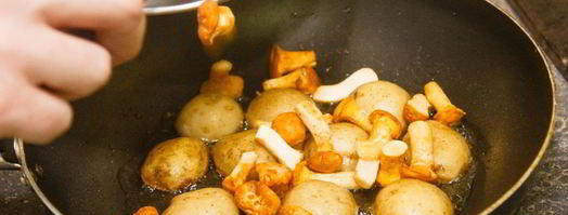 мини-картофель с лисичками. Шаг 5