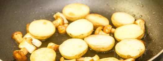 мини-картофель с лисичками. Шаг 6