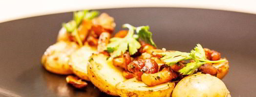 мини-картофель с лисичками. Шаг 8