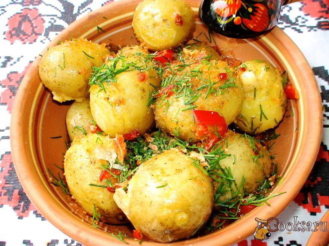 Рецепт молодого картофеля по-кончаловски