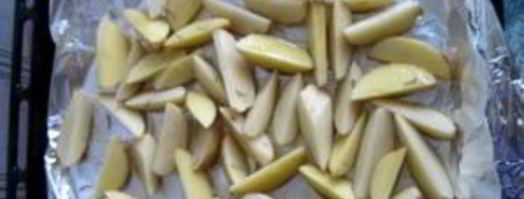 молодой картофель в фольге. Шаг 2