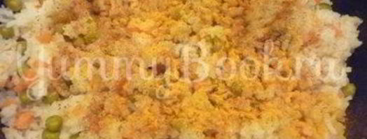 нежный рис с простыми овощами. Шаг 5