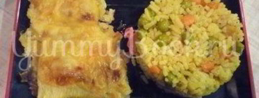 нежный рис с простыми овощами. Шаг 6