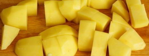 обжаренный картофель с чесноком. Шаг 3