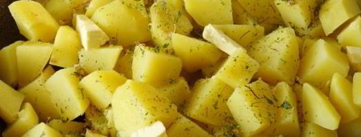 обжаренный картофель с чесноком. Шаг 8