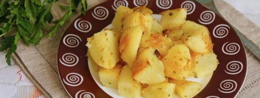 обжаренный картофель с чесноком. Шаг 9