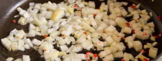 острый рис в кокосовом молоке. Шаг 4