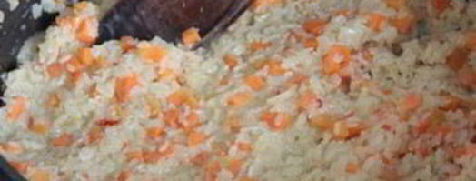 острый рис в кокосовом молоке. Шаг 7