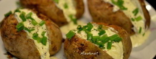 печеный картофель с фетой. Шаг 4