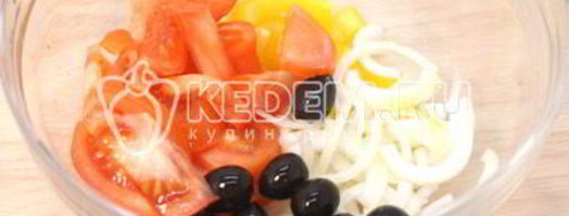 пряный картофель с салатом. Шаг 5