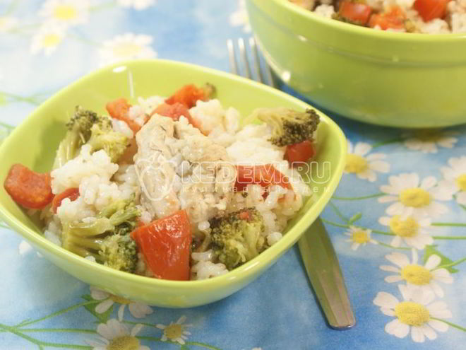 Рецепт риса по-деревенски с курицей