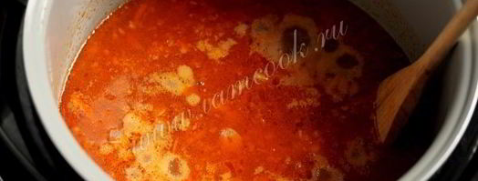 рис с фаршем и морковью в мультиварке. Шаг 7