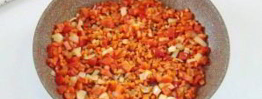 рис с горохом и сладким перцем. Шаг 3