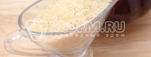 рис с грибами в горшочке. Шаг 4