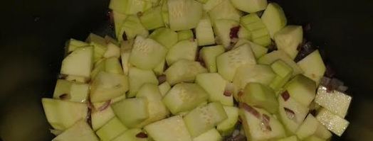 рис с кабачками и фетой. Шаг 4